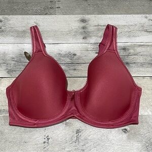 WACOAL Basic Beauty Spacer Underwire T-Shirt Bra - Rose Wine - Sz - 32D .US